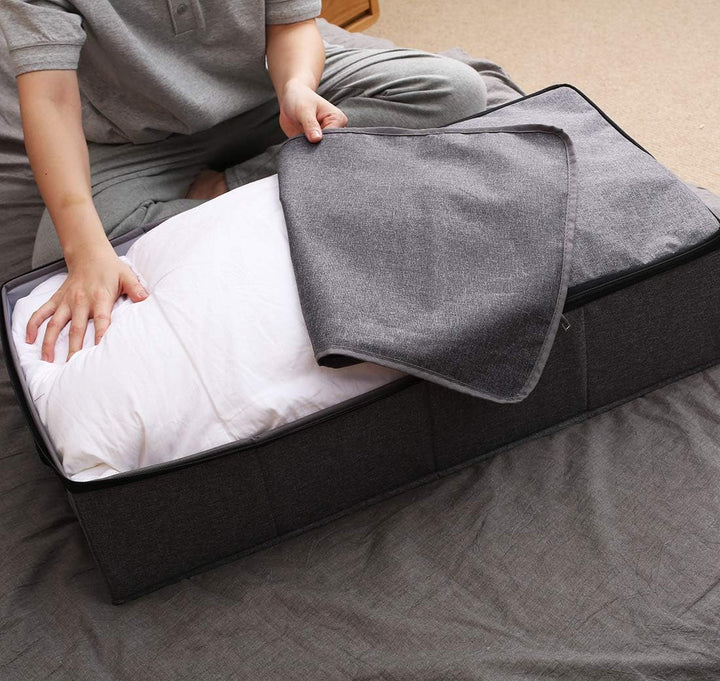 iwill CREATE PRO 3 Stück Unterbettkommode, Unterbett Aufbewahrungsbox mit deckel mit strapazierfähig