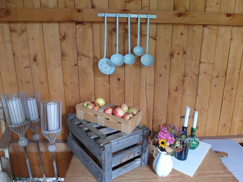 Riess - CLASSIC - Schaumlöffel Schaumkelle Emaille (türkis), Türkis