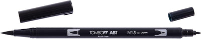 Tombow ABT-18C-2 Fasermaler Dual Brush Pen mit zwei Spitzen, 18-er Set, sekundärfarben