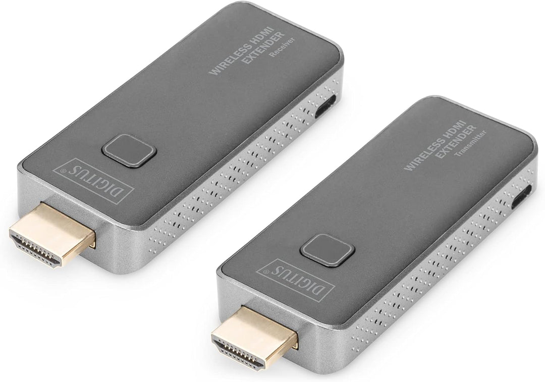 DIGITUS Wireless HDMI-Extender - 50 m Reichweite - Full-HD 1080p 60 Hz - Punkt-zu-Punkt - Plug&Play