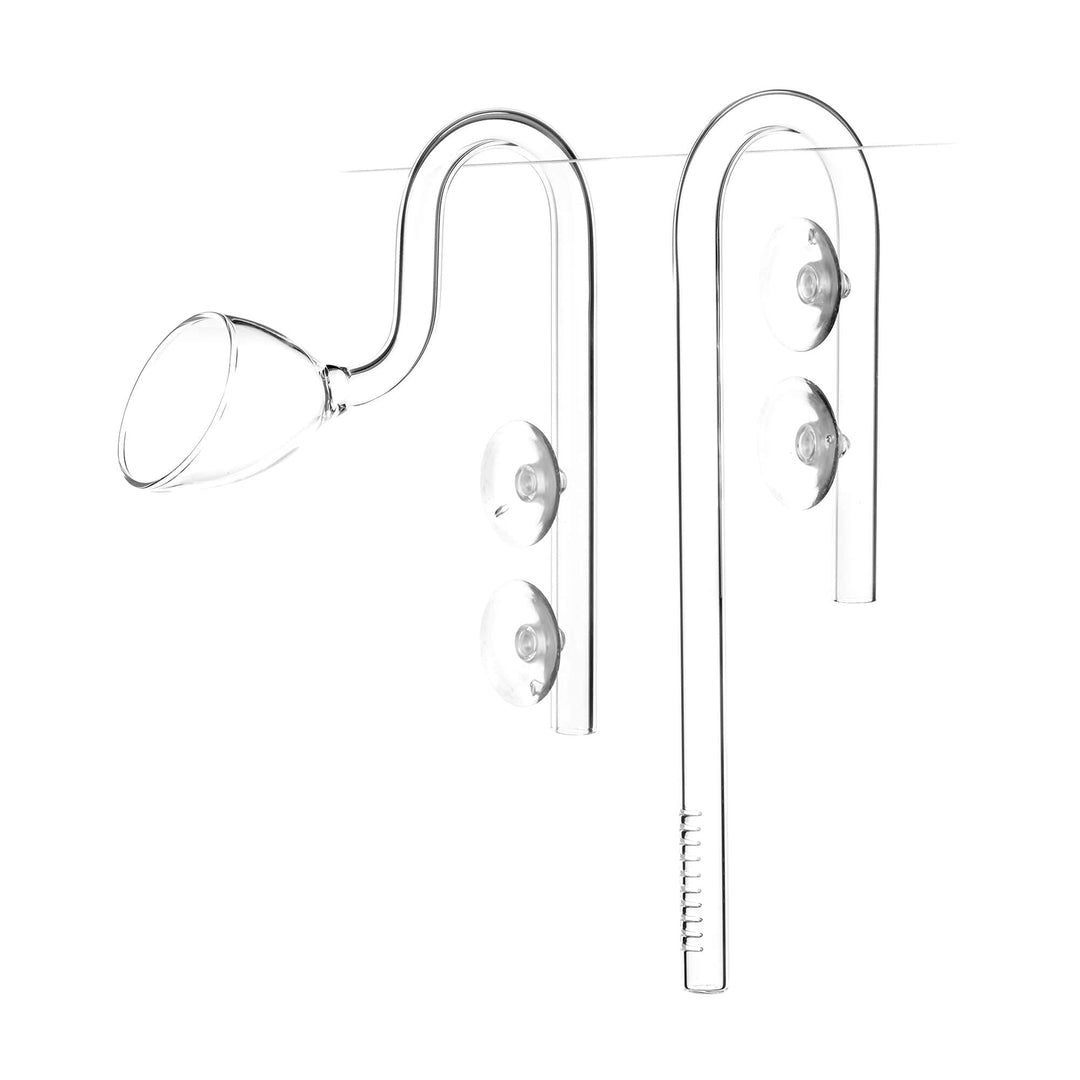 USCAPE Lily Pipe Inflow-Outflow Set - Aquarium Filtereinlauf Filterauslauf (13mm für 12/16mm Schlauc