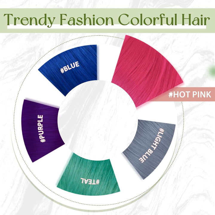 RUNATURE Pink Microring Echthaar Extensions 45cm Menschlich Haarextensions Microring 25 Strähnen Pin