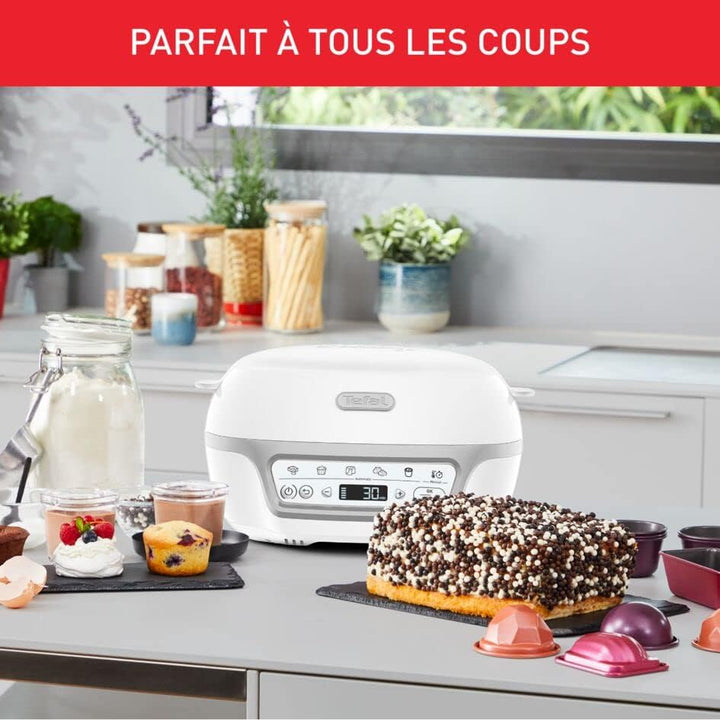 Tefal Cake Factory Délices Kuchenmaschine, 5 Auto-Programme, manuelle Modus, CreaBake, Muffinformen,