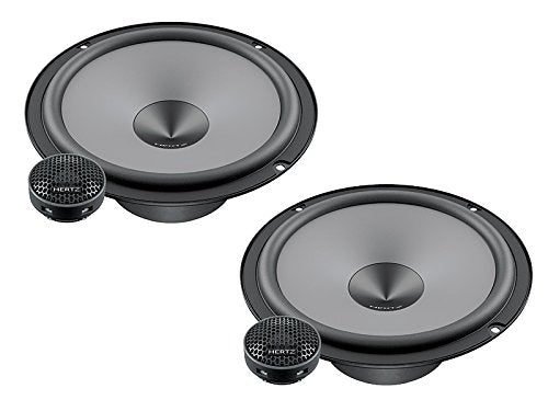 Hertz Lautsprecher 600W 16,5cm K165 Kompo incl Einbauset für VW Golf IV 10/1997-10/2003