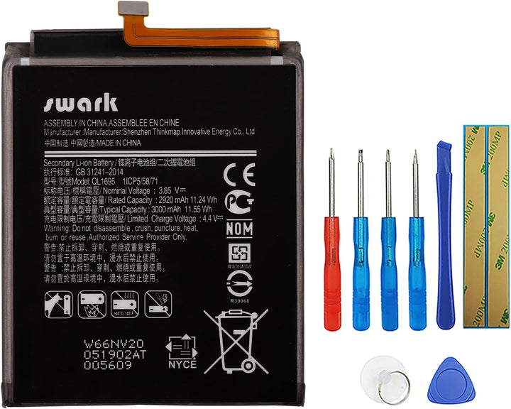 Swark QL1695 Akku Kompatibel mit Samsung Galaxy A01 SM-A015 & Samsung Galaxy A01 Core SM-A013 with T