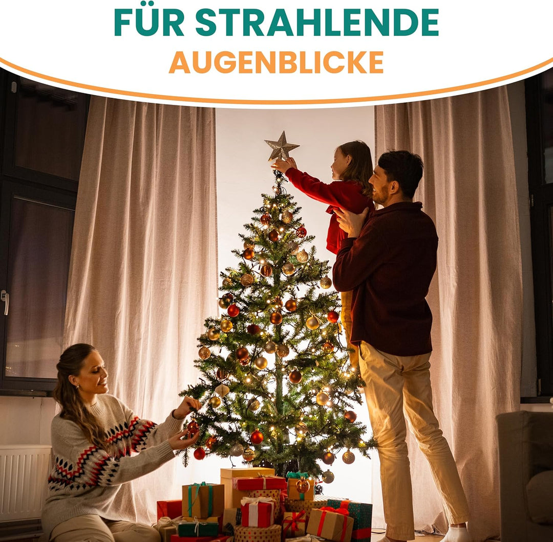 Künstlicher Weihnachten Baum – Weihnachtsbaum Kunststoff – Tannenbaum 180 – Künstlicher Baum – Natur