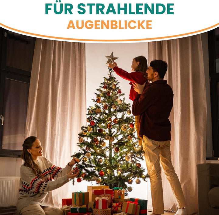 Künstlicher Weihnachten Baum – Weihnachtsbaum Kunststoff – Tannenbaum 180 – Künstlicher Baum – Natur