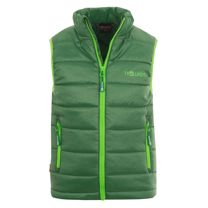 Trollkids Kids Trondheim Vest 98 dark green, 98 dark green