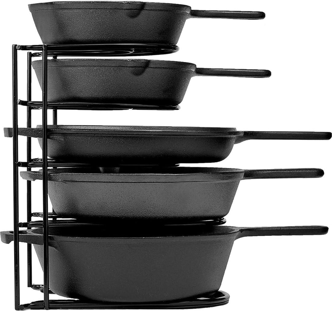 SMH LINE® Robuster Topf- und Pfannen-Organizer – für Gusseisen-Bratpfannen, Töpfe, Bratpfannen, Deck