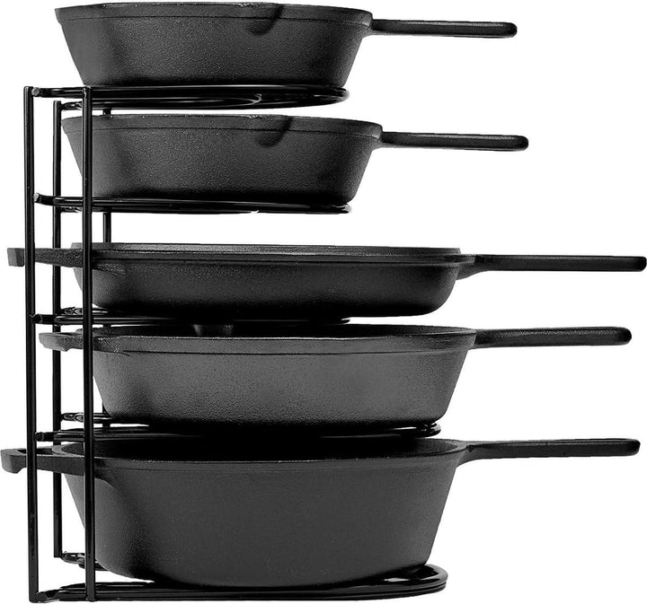 SMH LINE® Robuster Topf- und Pfannen-Organizer – für Gusseisen-Bratpfannen, Töpfe, Bratpfannen, Deck