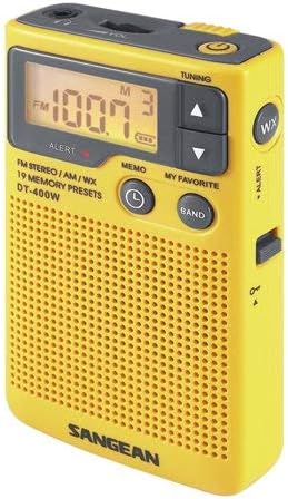 Sangean Digitales Taschenradio mit Wetteralarm DT-400W, DT-400W