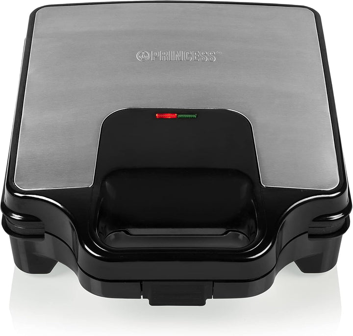 Princess Sandwichmaker Supreme XXL - für 4 Sandwiches - extra grosse Grillfläche 27,8 x 25,6 cm - 1
