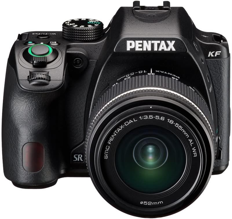 Pentax KF APS-C digitales SLR-Kamerakit mit 18-55 mm WR Zoomobjektiv, staubdicht, wetterfest, Vario-