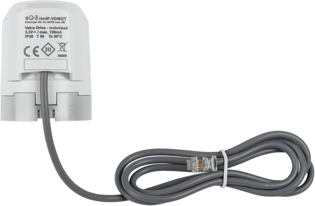 Homematic IP Stellantrieb – motorisch, Stellantrieb für Fussbodenheizung, passend für Homematic IP F