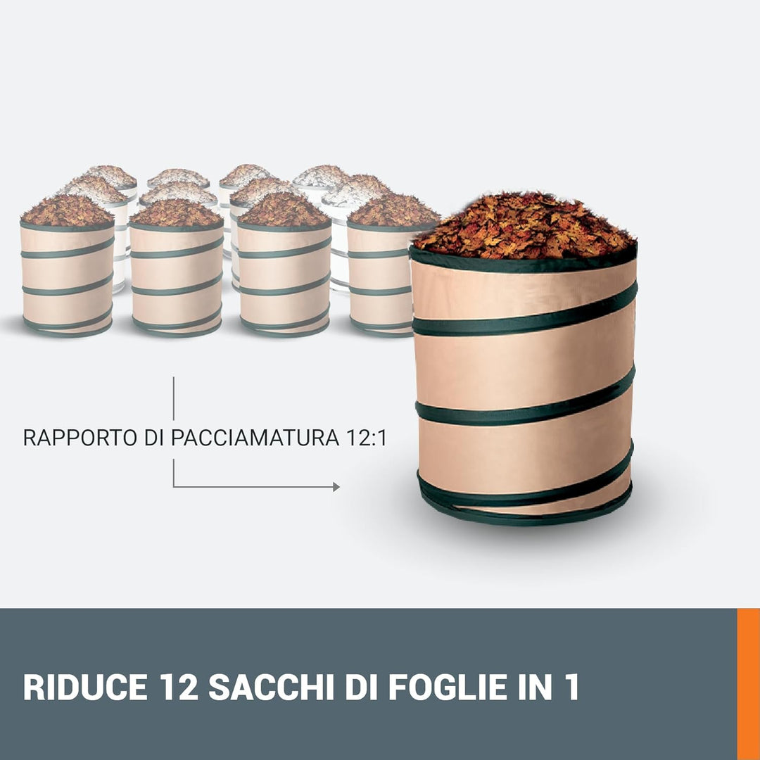 WORX WG583E Akku-Laubbläser/Laubsauger 40V – 3-in-1 Multifunktion zum Laub Zusammenkehren, Aufsaugen