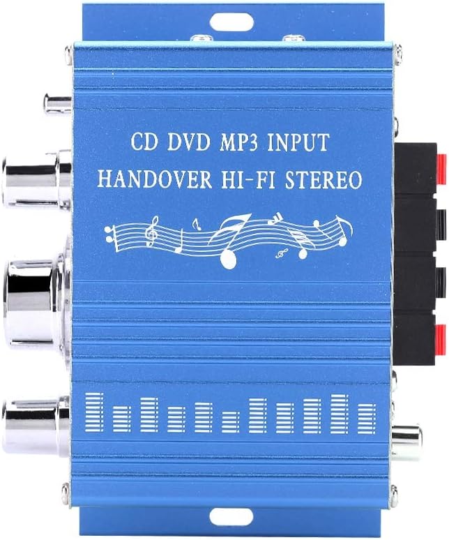 Bewinner Auto Amplifier,Digitaler Audio Vier Kanal Verstärker,HiFi Audio Musik CD DVD MP3 FM Player