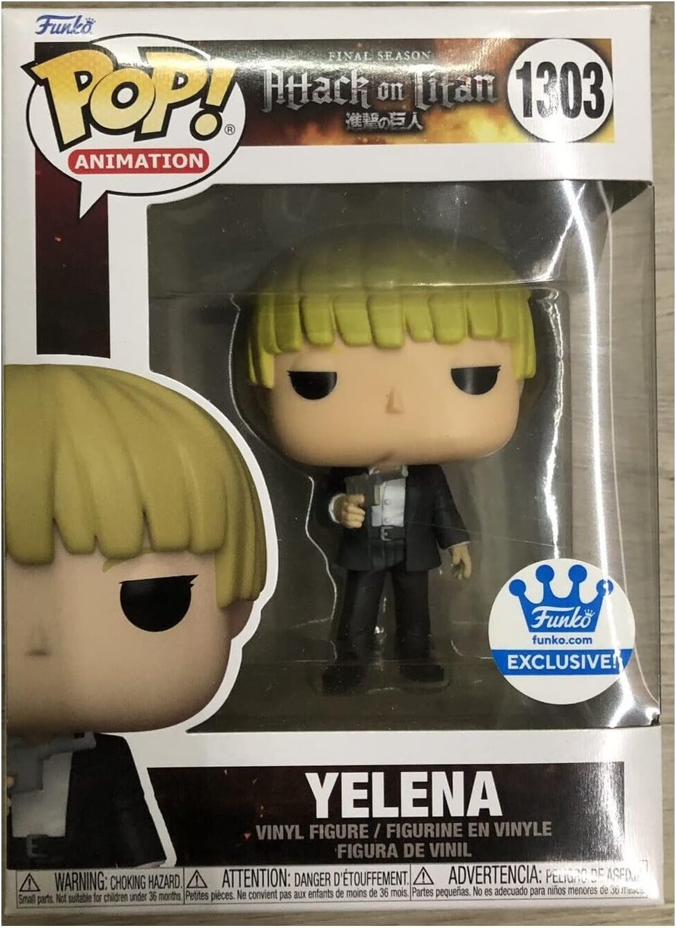 Funko Attack on Titan Final Season Yelena Exclusive Pop 1303