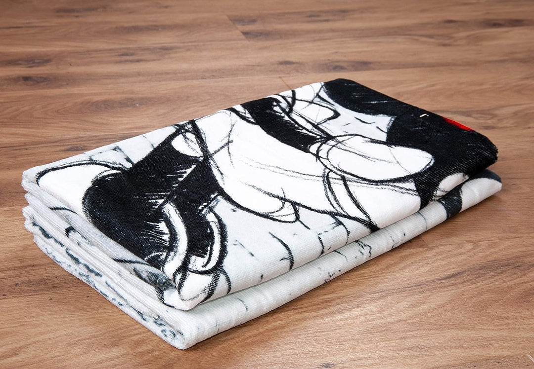 Wild South Shop Disney Doppelpack Mickey &amp; Minnie Partner Badetücher, Strandtuch, Handtücher 80x180