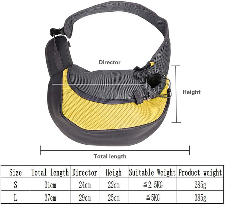 Tragbar Haustier Hunde Katzen Welpen Umhängetasche Reise Träger Schulter Beutel Atmungsaktiv Mesh Tr