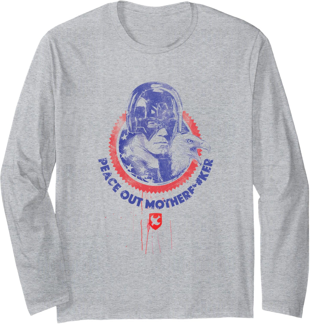 Peacemaker Peace Out Stamp Langarmshirt