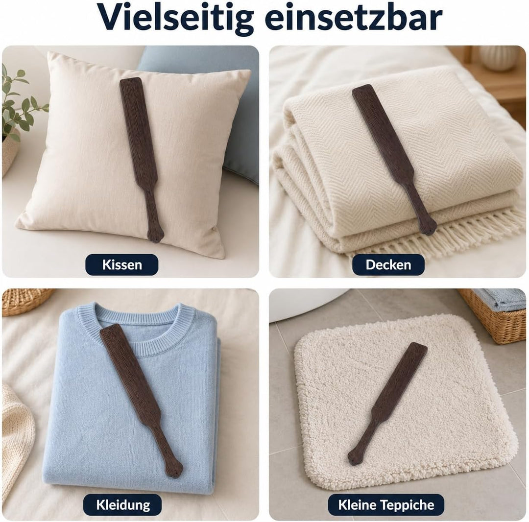 Gadpiparty Teppichklopfer Handstaubwedel FüR Teppiche Und Steppdecken – Manueller Staubwedel Zum Rei