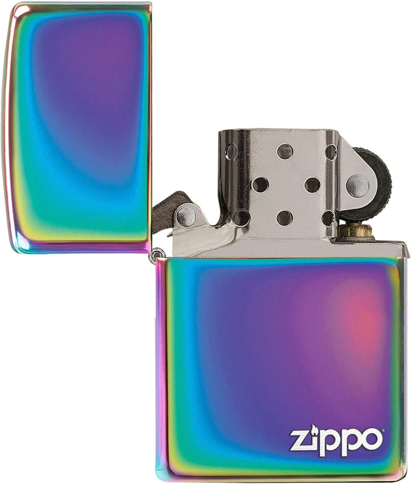 Zippo Feuerzeug – mit Logo, Messing, Spectrum, 3,5x1x5,5 cm, Spectrum