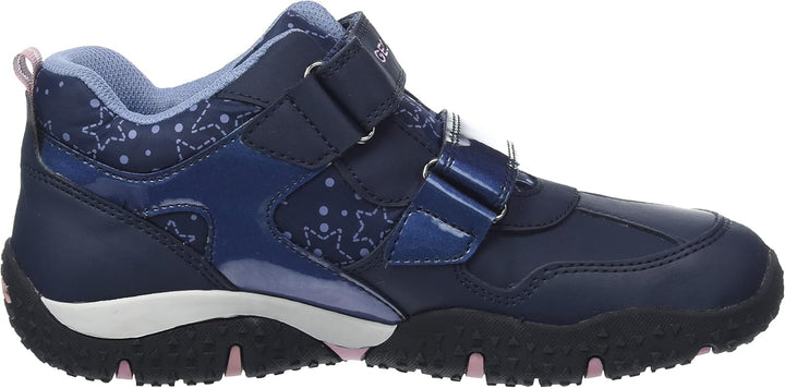 Geox Mädchen J Baltic B Girl ABX Low-Top 27 EU Navy Pink, 27 EU Navy Pink