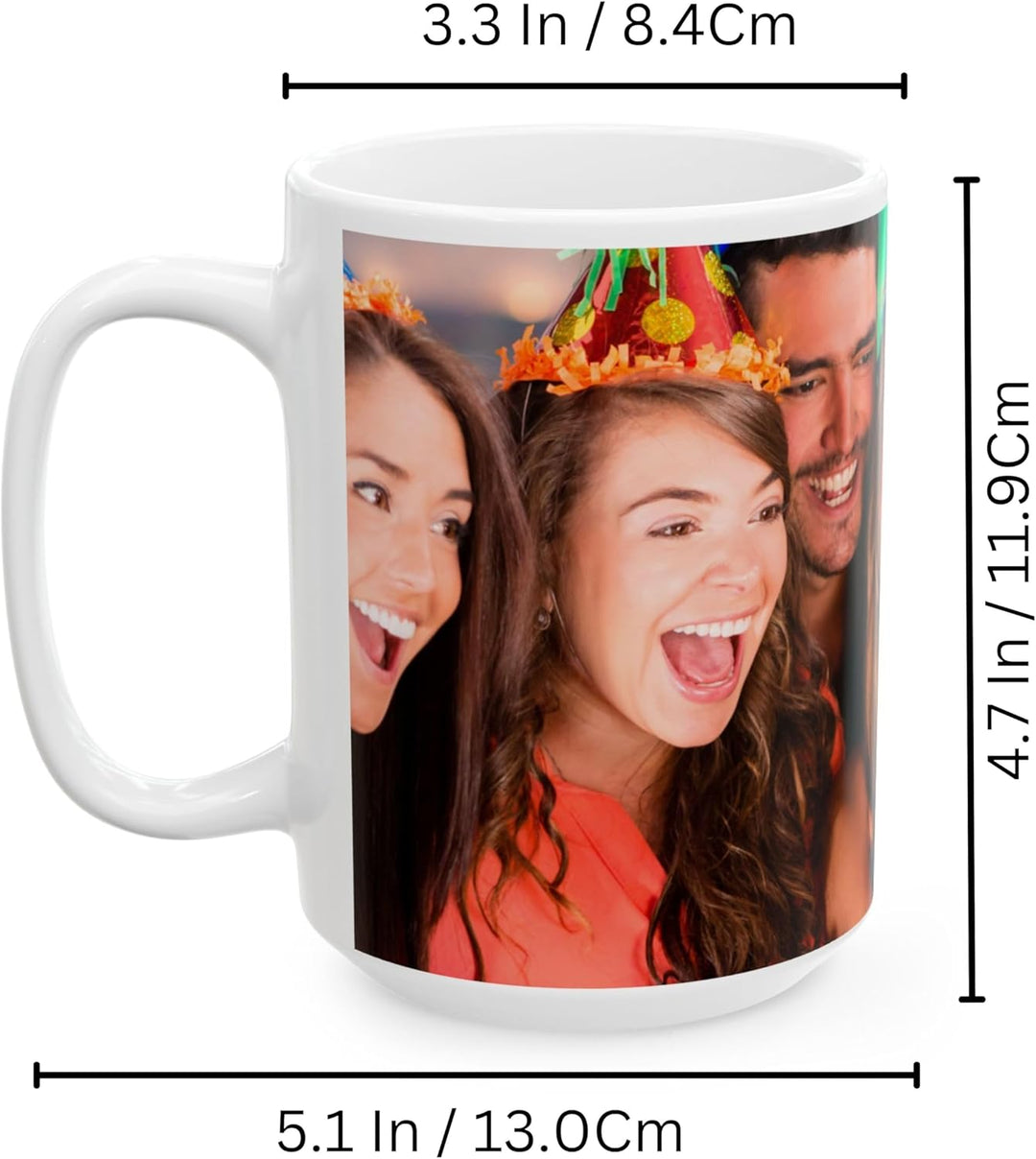 Individuelle Tasse mit Bild oder Text Ihrer Uploads, personalisierte Tasse, mikrowellen- und spülmas