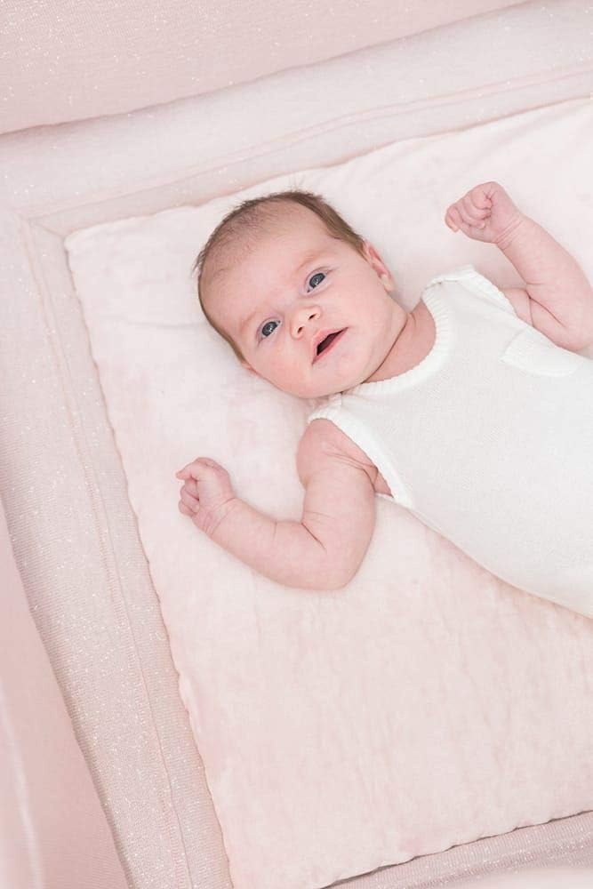 Baby's Only - Laufgittereinlage Sparkle - Krabbeldecke für Baby - Mit subtil Glitzernde Strickarbeit