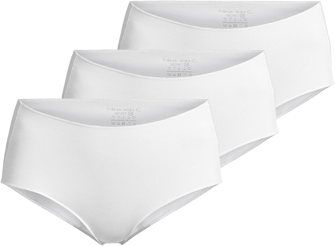 Nina von C. Secret Taillenslip 3er Pack Grösse 44, Farbe weiss