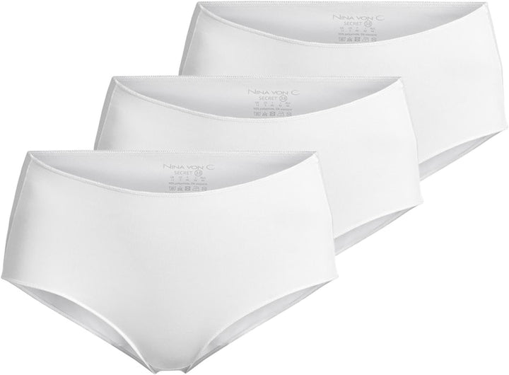 Nina von C. Secret Taillenslip 3er Pack Grösse 38, Farbe weiss