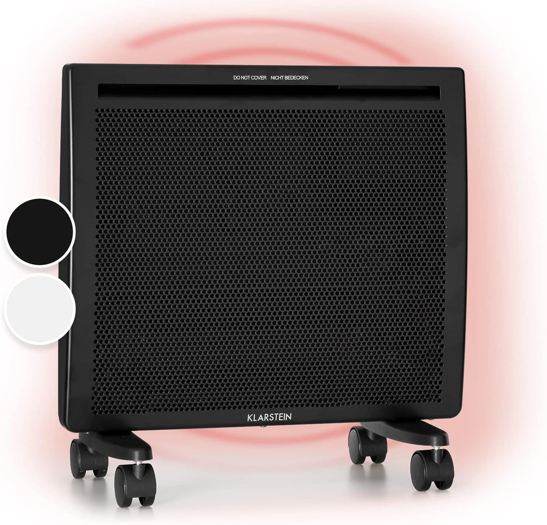 Klarstein Hot Spot Slimcurve Double 2-in-1 Heizgerät - Konvektions- und Infrarotheizung, Überhitzung