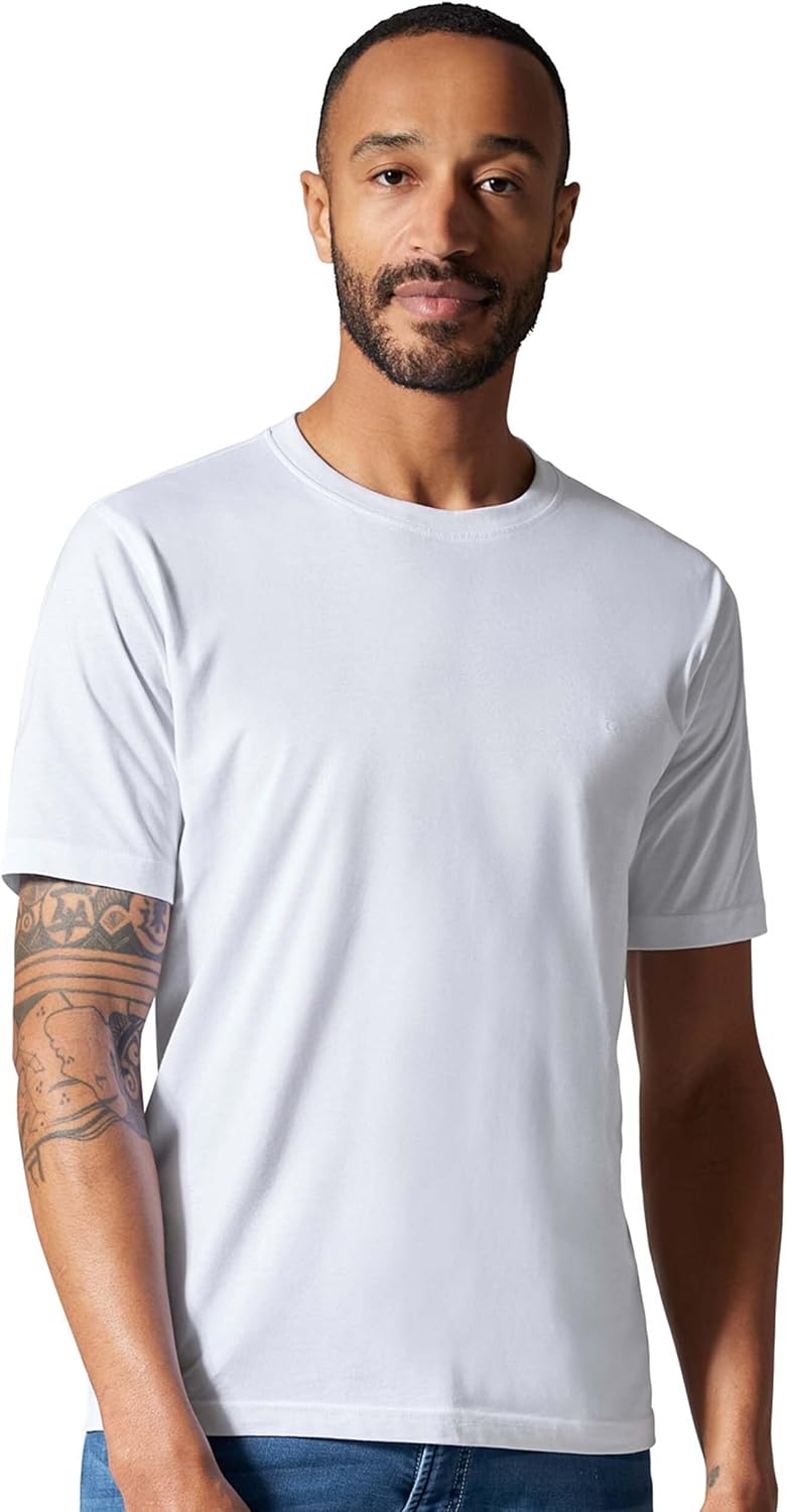 CASAMODA Herren T-Shirt Halbarm Doppelpack 092500 Besonders pflegeleicht Standard S Dunkelblau, Stan
