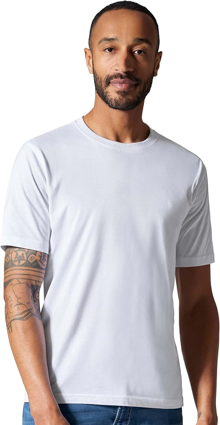 CASAMODA Herren T-Shirt Halbarm Doppelpack 092500 Besonders pflegeleicht Standard S Dunkelblau, Stan