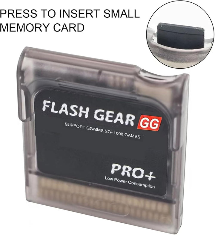 Flash-Spielkassette 600 in 1 für Game Gear GG-Konsole, mit Integriertem 4 GB Speicher, Unterstützung
