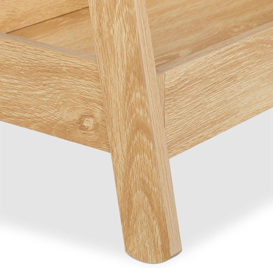 Relaxdays Kleiderständer Kinder, HBT 98,5 x 62 x 40 cm, 3 Kleiderbügel, Kleiderstange & Ablage, Kind