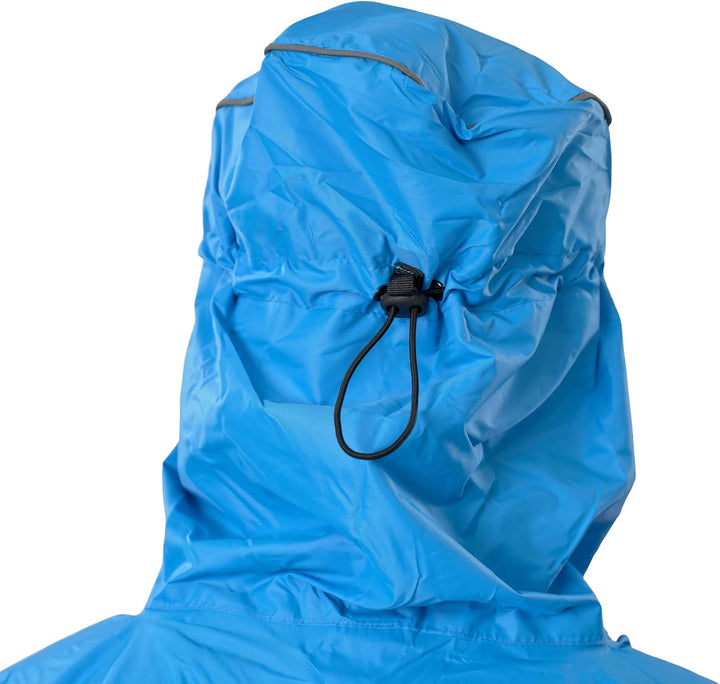 LOWLAND OUTDOOR Rucksackregenponcho, Blau, L