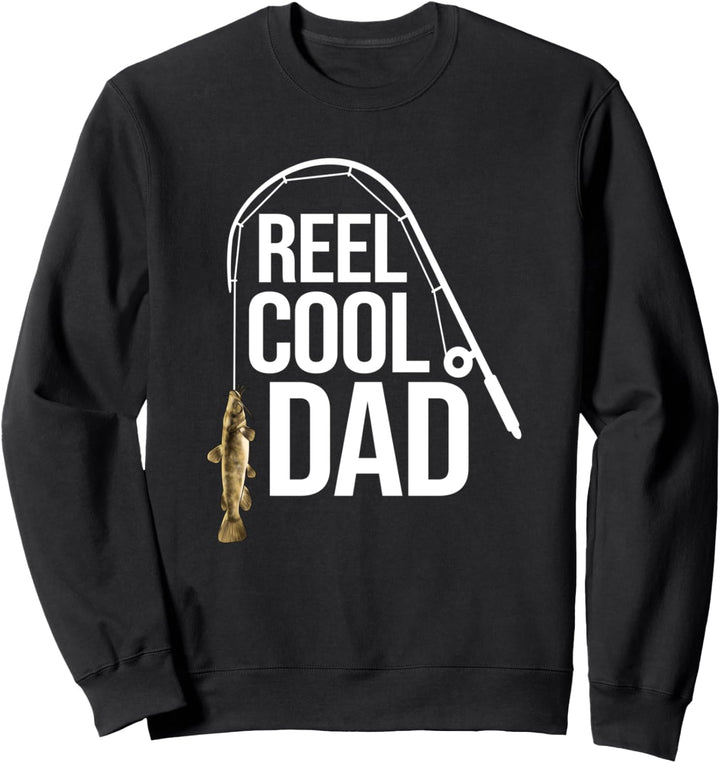 Flathead Catfish Dad Fishing Süsswasser Vatertag Grafikdesign Sweatshirt