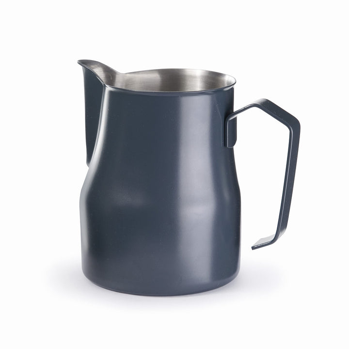 LACOR 58150 Milchkännchen für Baristas, Edelstahl, Blaugrau Grau-blau, Grau-blau