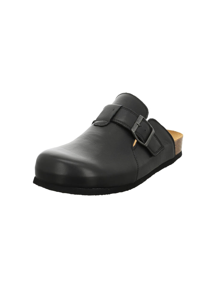 Think! Wolfi Nachhaltige Pantolette Herren Hausschuh 40 EU 0000 Schwarz, 40 EU 0000 Schwarz
