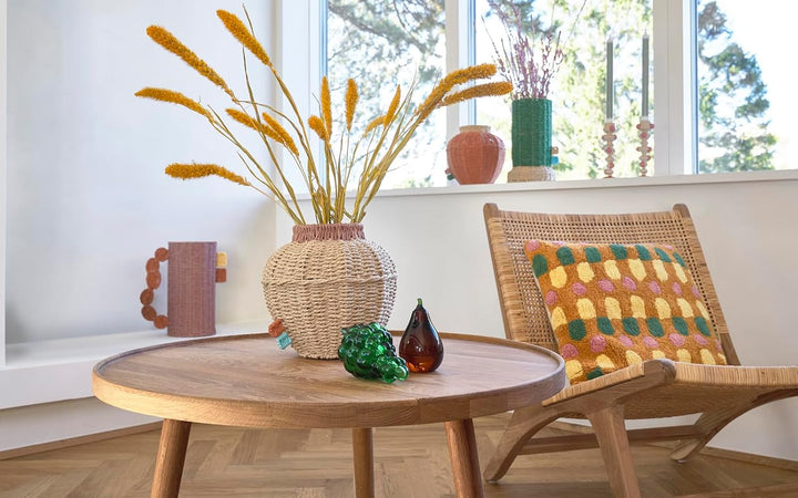 Villa Collection Styles Vase Dia 17 x 14 x 28 cm Grün 14 x 28 cm - dia. 17 cm Grün, 14 x 28 cm - dia