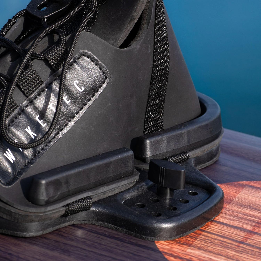 Waketec Wakeboard Bindung Onset, Grössen 34-47 EU - S/M, L/XL, grosser Verstellbereich, Anfänger-Bin
