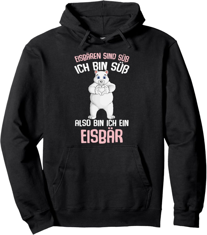 Eisbären sind süss Eisbär Kinder Damen Herren Pullover Hoodie
