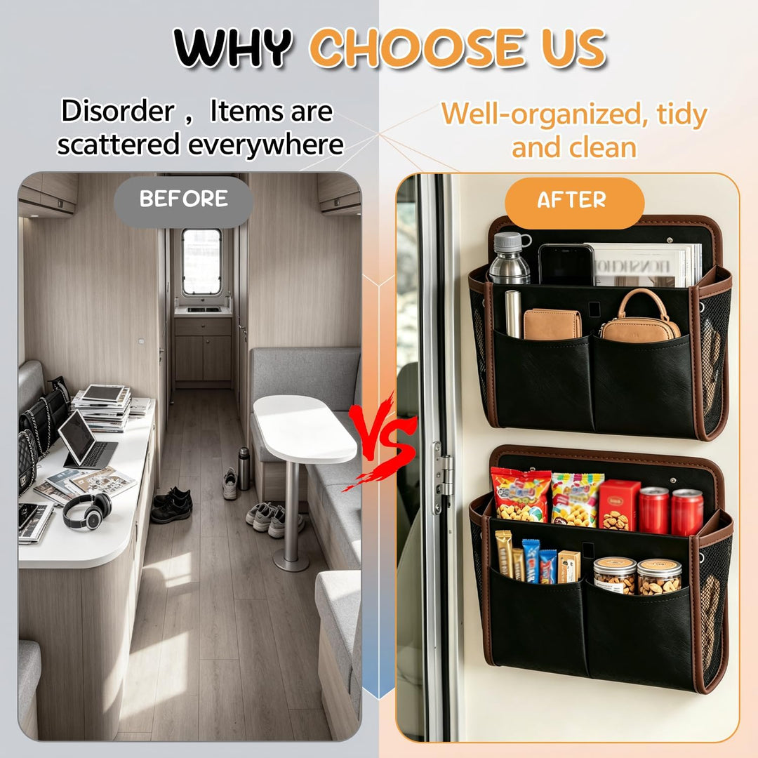 2 Stück Organizer Wohnmobil Selbstklebende Camping Organizer