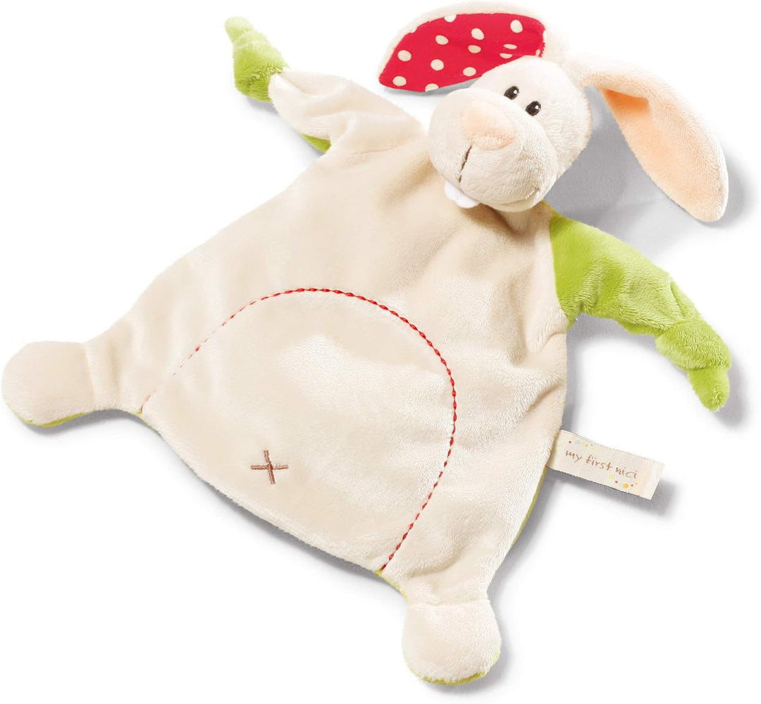NICI Plüsch NICI Schmusetuch Hase 25x25cm (39679), Beige