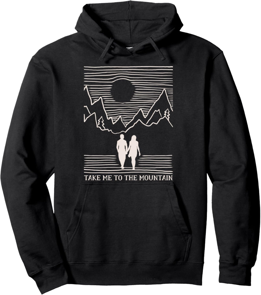 Take me to the mountains Design mit Bergen für Wanderer Pullover Hoodie