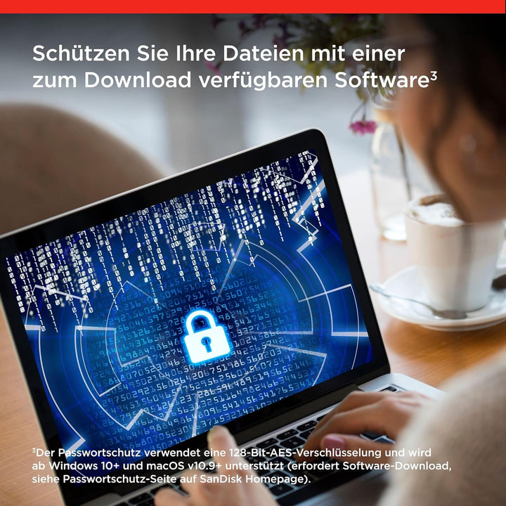 SanDisk Ultra Luxe USB 3.2 Flash-Laufwerk 512 GB (USB 3.2 Gen 1- und USB 3.0-fähig, 400 MB/s, Passwo