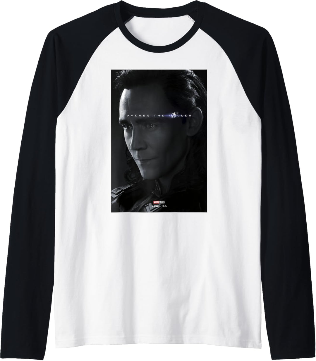Marvel Avengers Endgame Loki Avenge The Fallen Poster Raglan