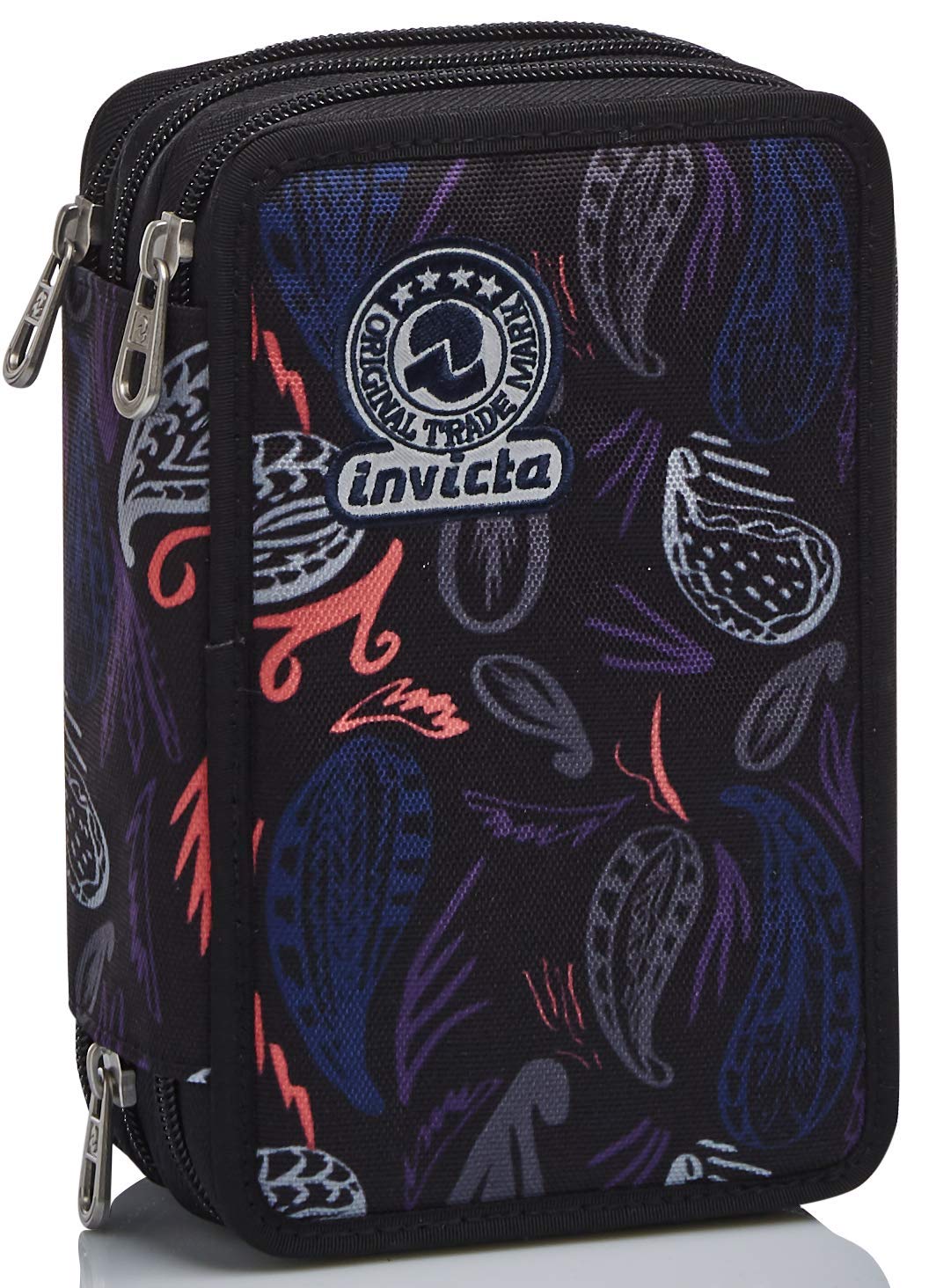 Invicta Mäppchen schulisch, Einheitsgrösse, Schwarz
