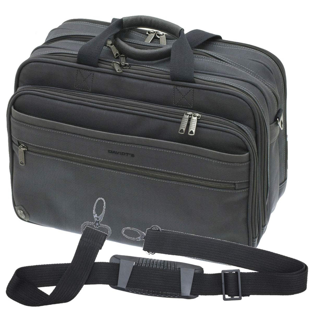 Bowatex Akten Arbeits Umhänge Tasche 43 x30x20cm Gross Grau Anthrazit Davidts